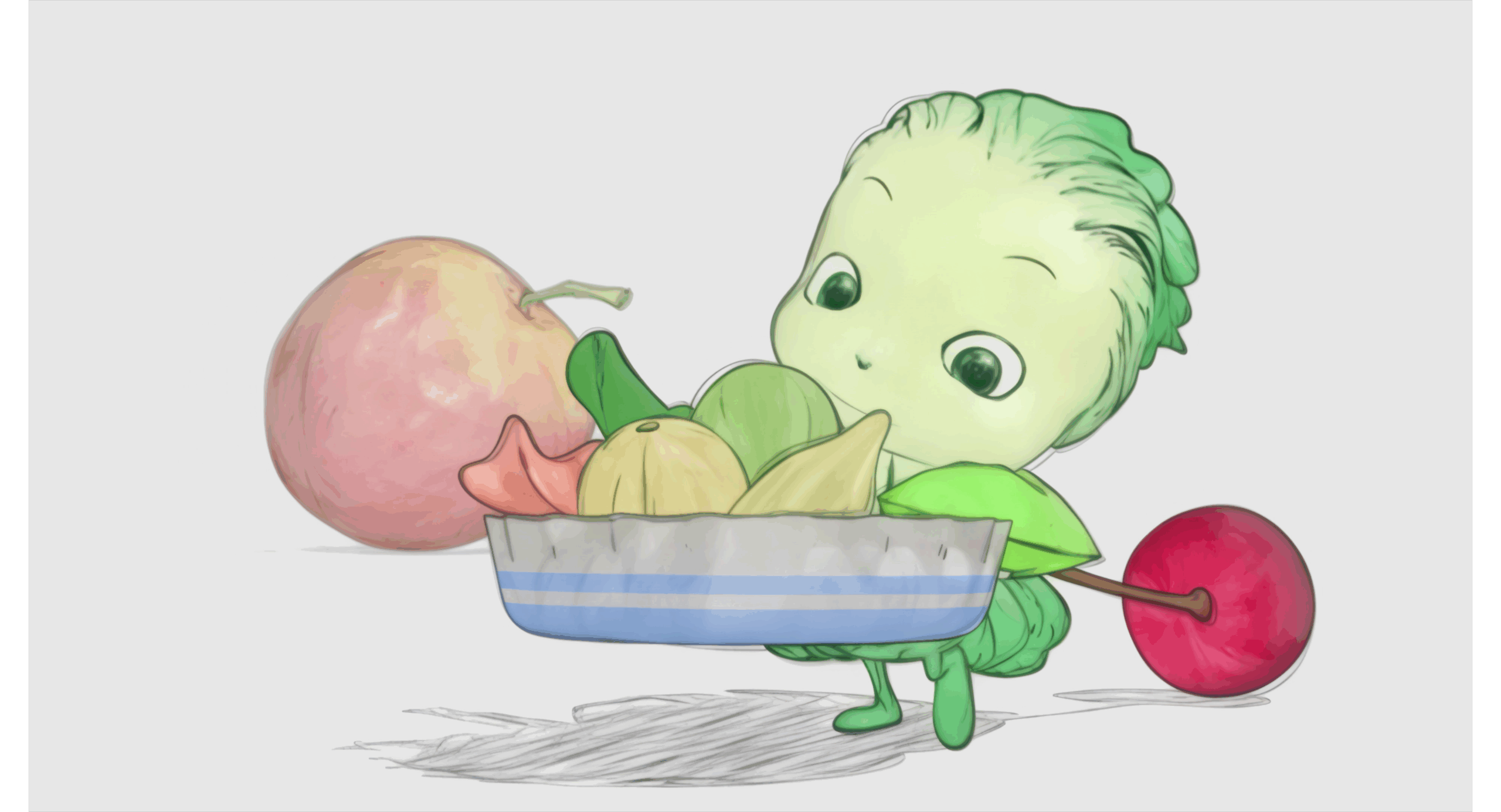 やさいのようせい N.Y. SALAD TVシリーズ 第48話「ないしょ ないしょ」